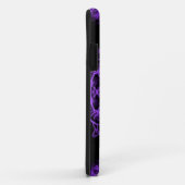 ゴシック様式黒いおよび紫色の設計 Case-Mate iPhoneケース (裏面/右)