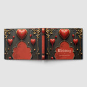 ゴシック様式、ハート、永遠のつながりのtouch。 ゲストブック (全面)