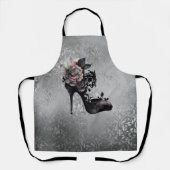 ゴシック様式 |ミュートされたパステルバラファッションStiletto エプロン (正面)