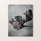 ゴシック様式 |ミュートされたパステルバラファッションStiletto ジグソーパズル (縦)