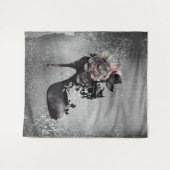 ゴシック様式 |ミュートされたパステルバラファッションStiletto タペストリー (正面(横))