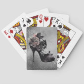 ゴシック様式 |ミュートされたパステルバラファッションStiletto トランプ (裏面)