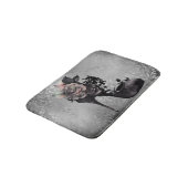 ゴシック様式 |ミュートされたパステルバラファッションStiletto バスマット (アングル)