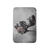 ゴシック様式 |ミュートされたパステルバラファッションStiletto バスマット (正面縦)