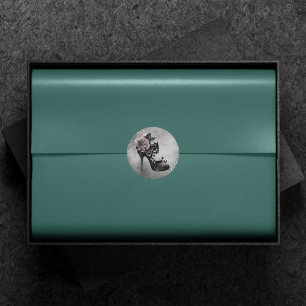 ゴシック様式  ミュートされたパステルバラファッションStiletto ラウンドシール