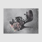 ゴシック様式 |ミュートされたパステルバラファッションStiletto 薄葉紙 (正面)