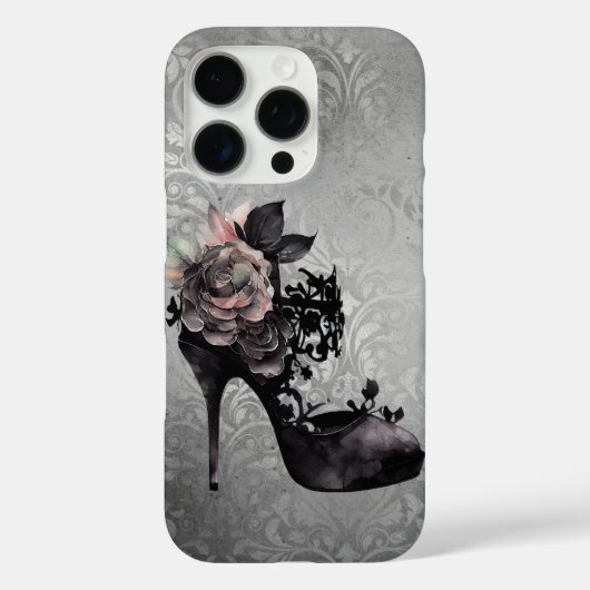 ゴシック様式 |ミュートされたパステルバラファッションStiletto Case-Mate iPhoneケース (裏面)