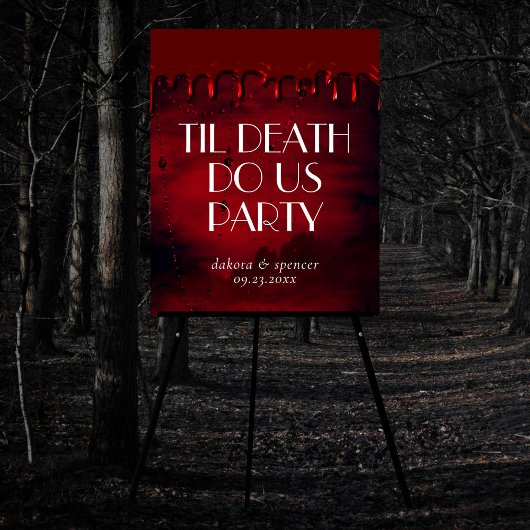 ゴシック様式 |黒い赤い血ドリップゴアへようこそ ポスター