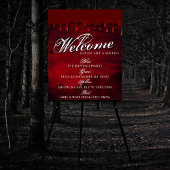 ゴシック様式 |黒と血の赤の社会的距離 ポスター