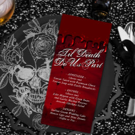 ゴシック様式 |黒と血の赤 メニュー