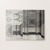 ゴシック様式Entablatureおよび首都 ジグソーパズル (横)