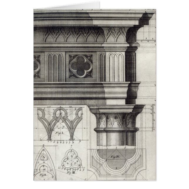 ゴシック様式Entablature (正面)