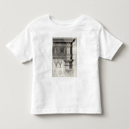 ゴシック様式Entablature トドラーTシャツ (正面)