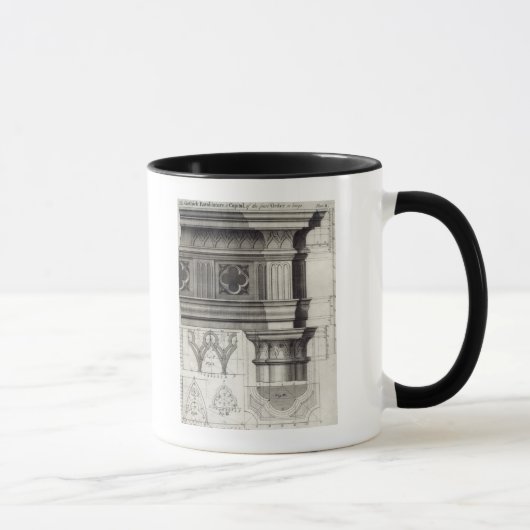 ゴシック様式Entablature マグカップ (右)