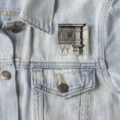 ゴシック様式Entablature 缶バッジ (インサイチュ)