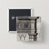 ゴシック様式Entablature 缶バッジ (正面&裏面)