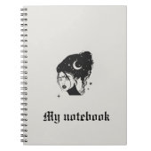 ゴシック様式Muse Notebook - Dark美しいJournal ノートブック (正面)