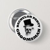 ゴシック様式steampunkのバチュラーパーティ 缶バッジ (正面&裏面)