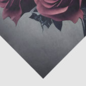 ゴシック死のスカルとバラフローラSigil 薄葉紙 (詳細)