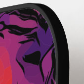 ゴシック死スカル骨格カスタム体 ピックルボールラケット (左詳細)