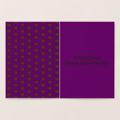 ゴシック溶融ラブハートフォイルカード 箔カード (内部)