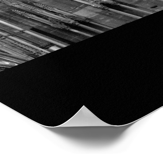 ゴシック灰色 ポスター (角)