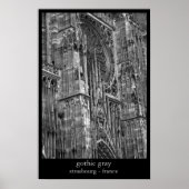 ゴシック灰色 ポスター (正面)