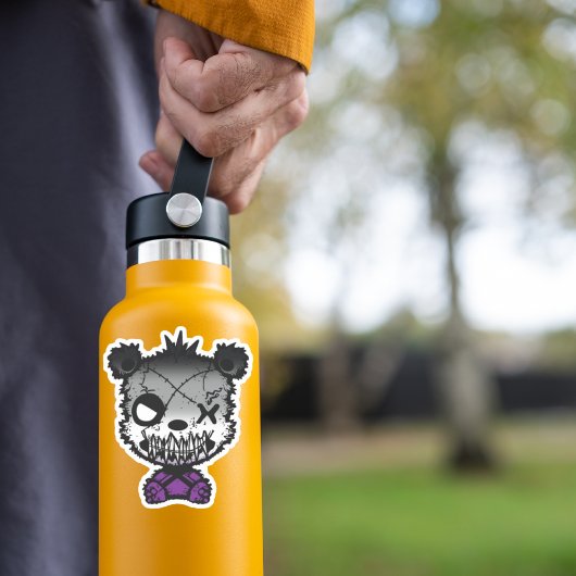 ゴシック無性プライド旗色熊 シール