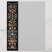 ゴシック照明付きアートフライヤー空白のー チラシ (正面)