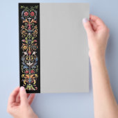 ゴシック照明付きアートフライヤー空白のー チラシ (手)