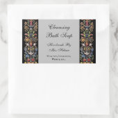 ゴシック照明付きアート編集可能プロダクトシール 長方形シール (バッグ)