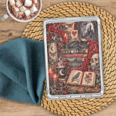 ゴシック猫と本のKindle両面挿入カード 招待状