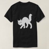 ゴシック猫シャツ Tシャツ (デザイン正面)