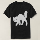 ゴシック猫シャツ Tシャツ (デザイン正面)