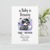 ゴシック男の赤ちゃんはブルーイングウィッチ幽霊クールドロン 招待状 (スタンド正面)