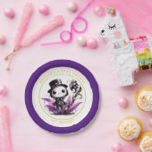 ゴシック男の赤ちゃんまたは女の子シャワーありがとう ペーパープレート (パーティー)