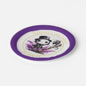 ゴシック男の赤ちゃんまたは女の子シャワーありがとう ペーパープレート (アングル)