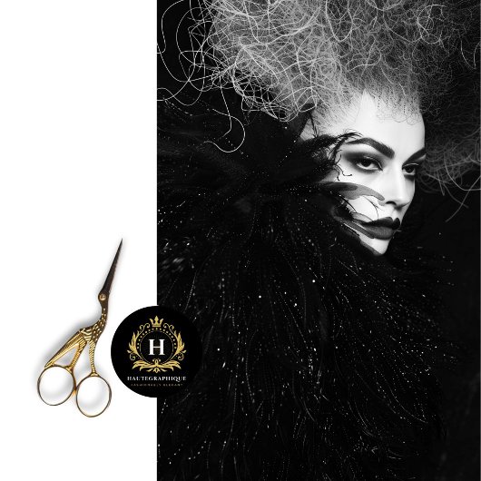 ゴシック白黒ファッション撮影の切り離 薄葉紙