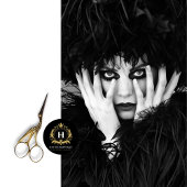 ゴシック白黒ヴィンテージグラマー・デクページ 薄葉紙