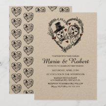 ゴシック白黒骨格ドードル結婚ズ