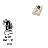 ゴシック神秘的な魔法ドラゴン元天秤座本 ラバースタンプ (押印)