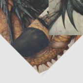 ゴシック神話ニンフファンタジードラゴンコラージュ 薄葉紙 (詳細)