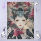 ゴシック神話ニンフファンタジードラゴン 薄葉紙 (クラフト)