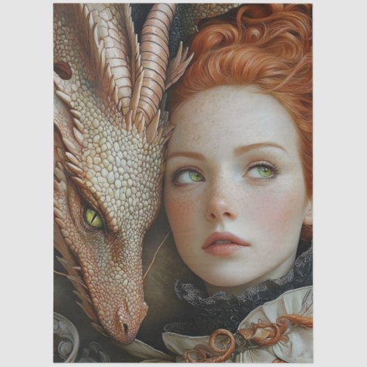 ゴシック神話ニンフファンタジードラゴン 薄葉紙 (正面)