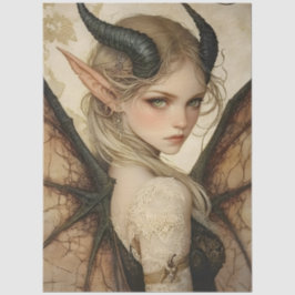 ゴシック神話ニンフファンタジードラゴン 薄葉紙