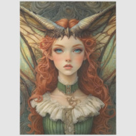 ゴシック神話ニンフファンタジードラゴン 薄葉紙