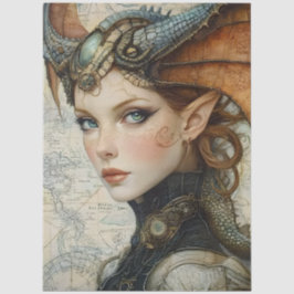 ゴシック神話ニンフファンタジードラゴン 薄葉紙