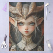 ゴシック神話ニンフファンタジードラゴン 薄葉紙 (クラフト)