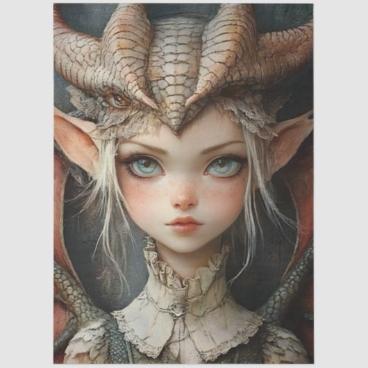 ゴシック神話ニンフファンタジードラゴン 薄葉紙 (正面)