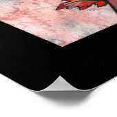 ゴシック秋の秋フェアリーアートポスタープリント ポスター (角)